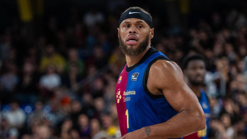 Justin Anderson, durante el partido del Barça contra el Baskonia