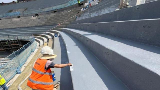 Un 'influencer' se cuela en las obras del Camp Nou (1)