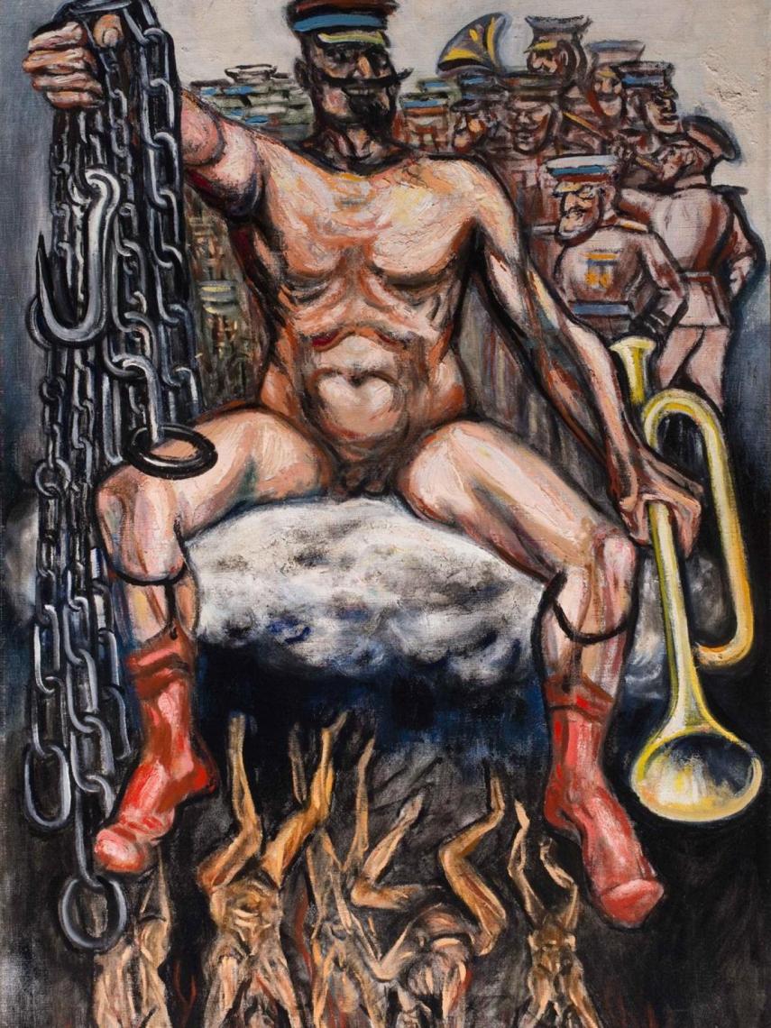 ‘El tirano’ (1947), obra del muralista y grabador mexicano José Clemente Orozco.