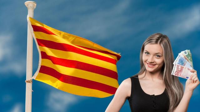 Creación con la bandera de Cataluña