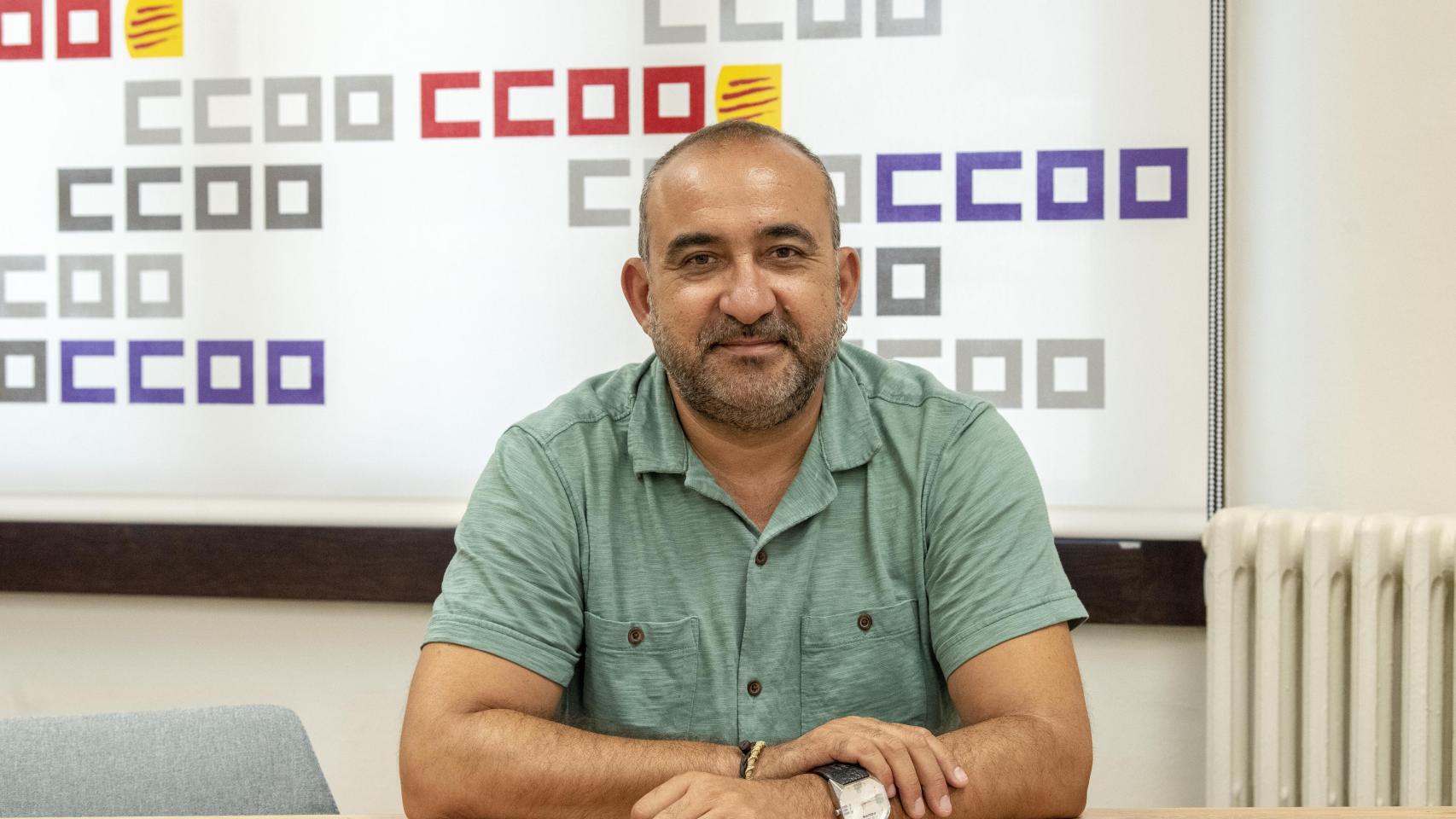 El secretario general de CCOO en Cataluña, Javier Pacheco