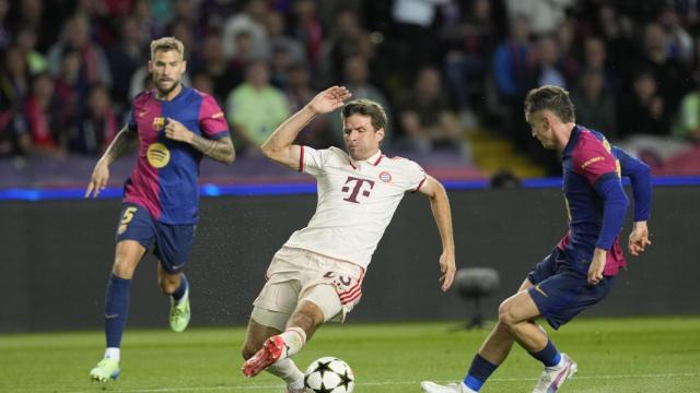 Thomas Muller se estrella contra el Barça en el que podría ser su último partido contra los azulgranas