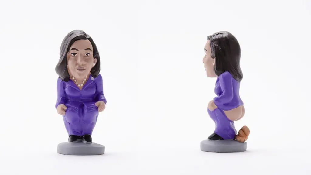 El 'caganer' de Kamala Harris