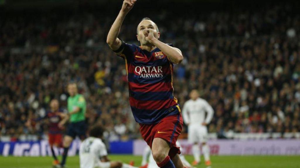 Gol de Iniesta en el Bernabéu