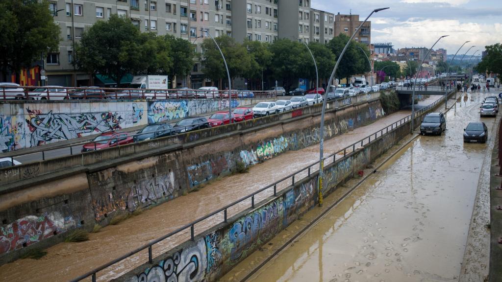 Inundación en Terrassa, en junio de 2023