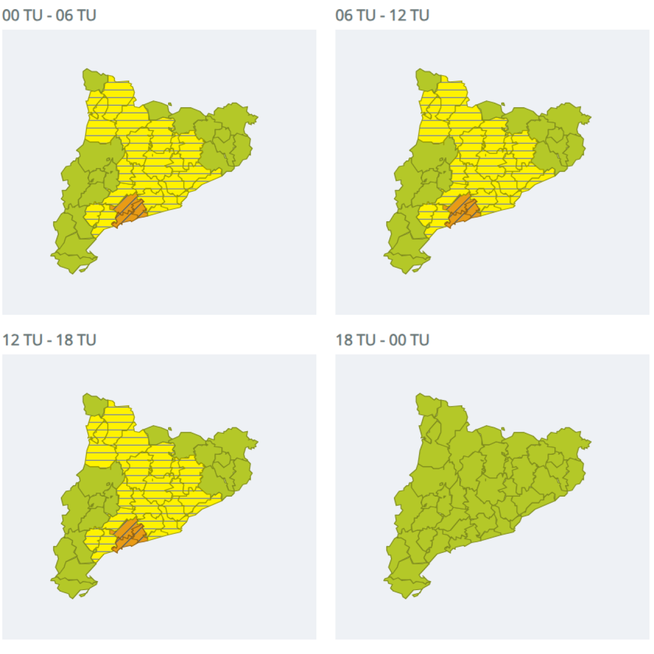 Comarcas en alerta por riesgo de inundación este sábado