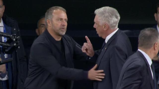 Ancelotti increpa a Flick por la celebración del cuarto gol del Barça