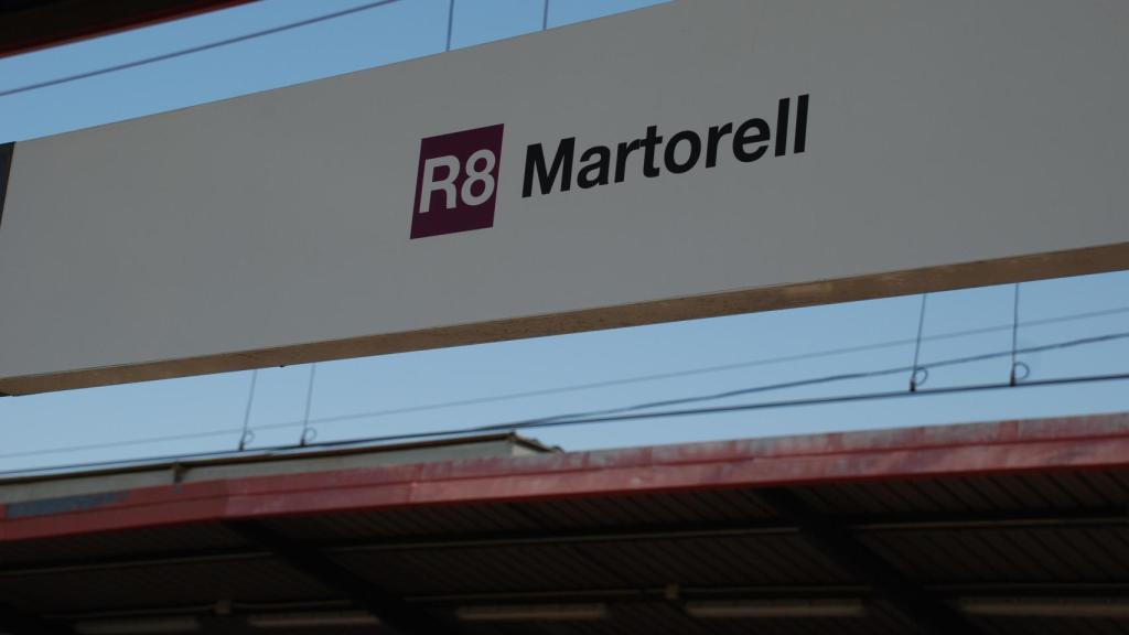 Estación de trenes en Martorell