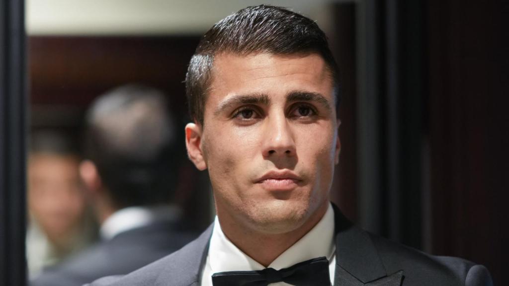 Rodri Hernández, durante la previa de la gala del Balón de Oro 2024