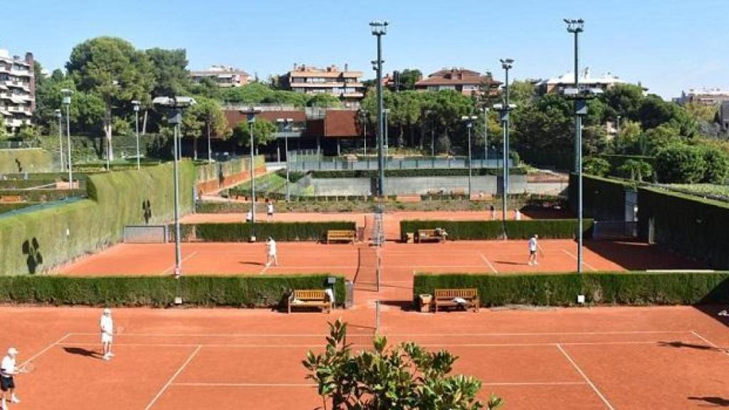 Imagen aérea del Real Club Tenis Barcelona