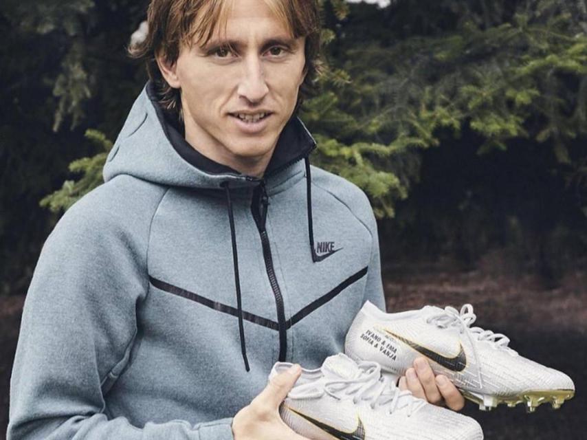 Luka Modric, durante una colaboración con Nike