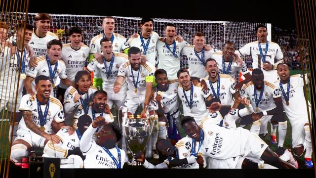 La imagen del Real Madrid en la gala del Balón de Oro