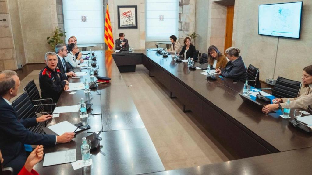 Reunión del comité técnico de seguimiento de la DANA en la Generalitat