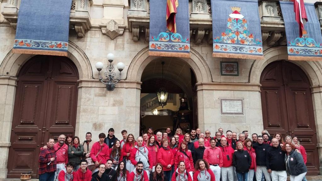 Imagen de archivo de los miembros de la Colla Jove Xiquets de Valls