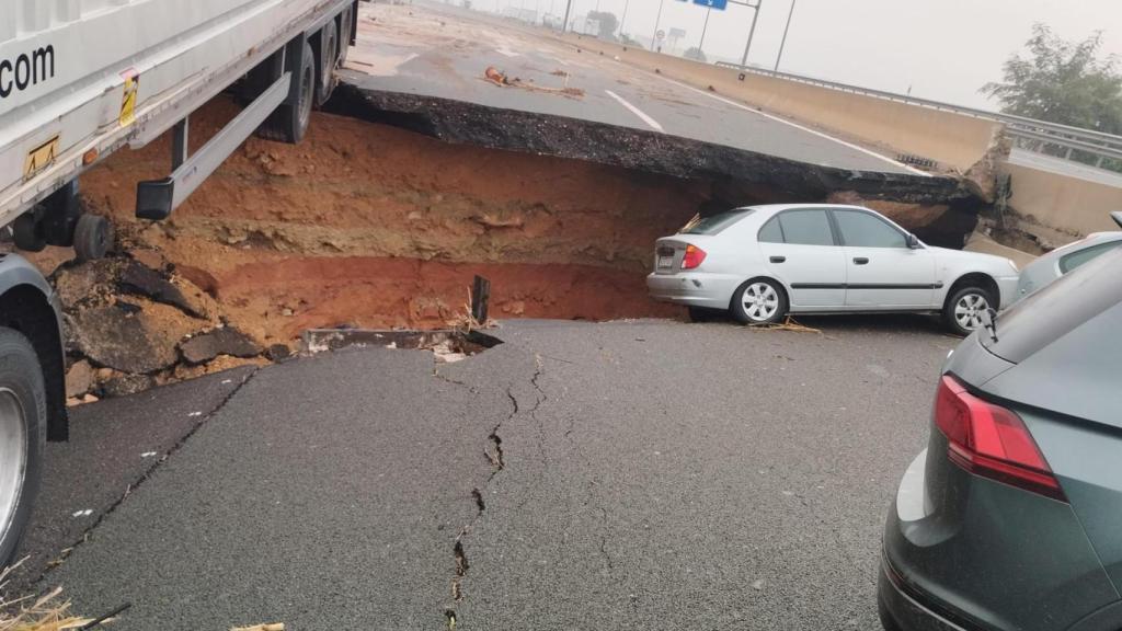 Estado en el que se encuentra el denominado 'Bypass de Valencia' de la A-7