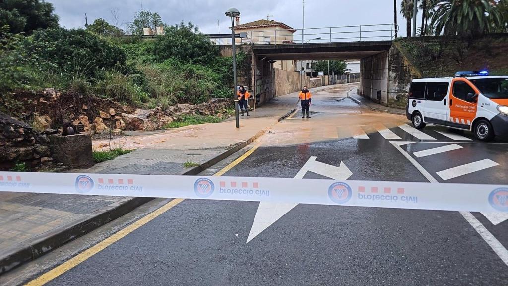 Una imagen de l'Arrabassada inundada