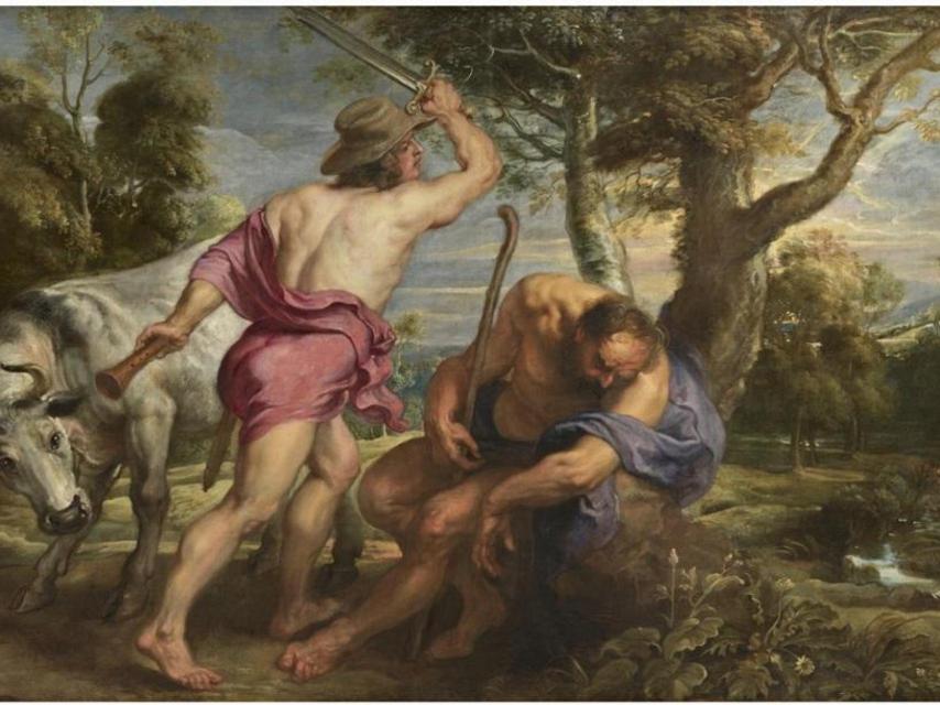 El lienzo ‘Mercurio y Argos’ (1636-1639), ejecutado por Rubens en colaboración con su taller.