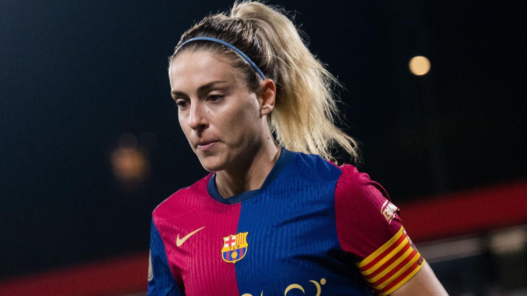 Alexia Putellas, durante un partido del Barça Femenino en el Estadi Johan Cruyff