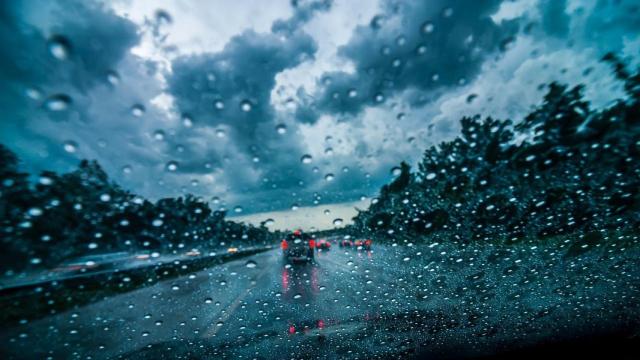 Lluvia en la AP-7 (imagen de archivo)