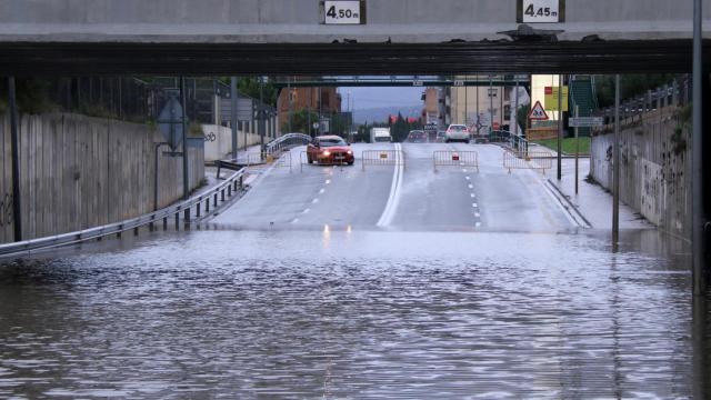 Efectos del temporal en el Vallès