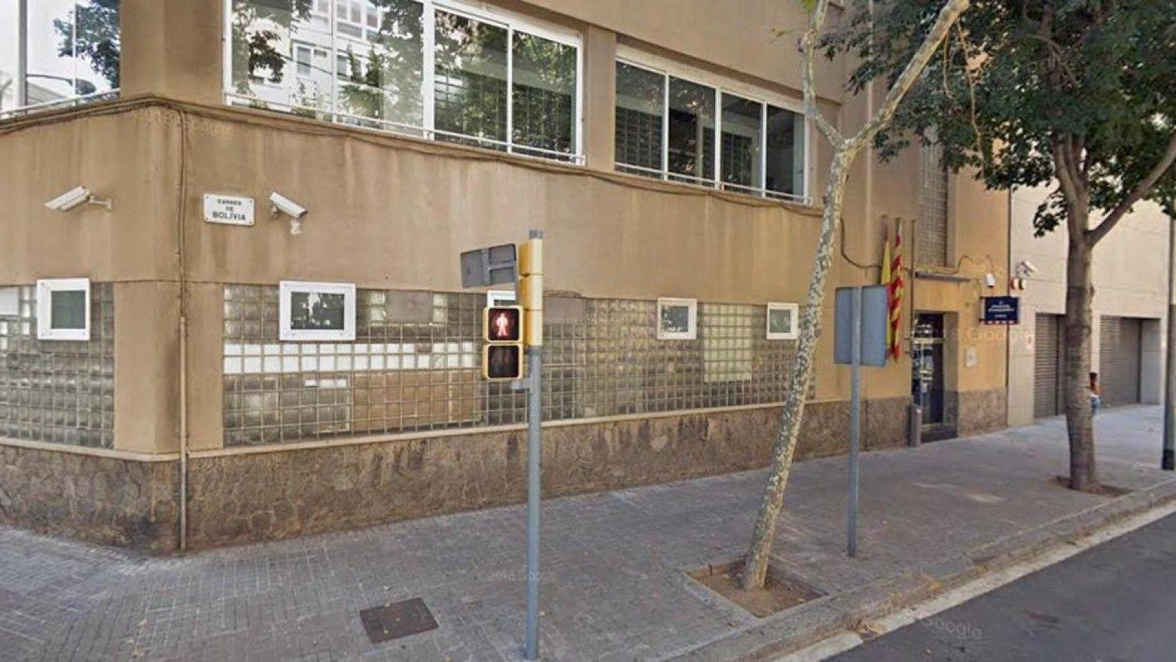 Estado actual de la comisaría de Mossos d'Esquadra en Sant Martí