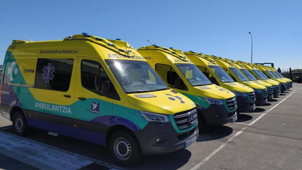 Ambulancias de Grup La Pau, adjudicataria hasta ahora en Euskadi