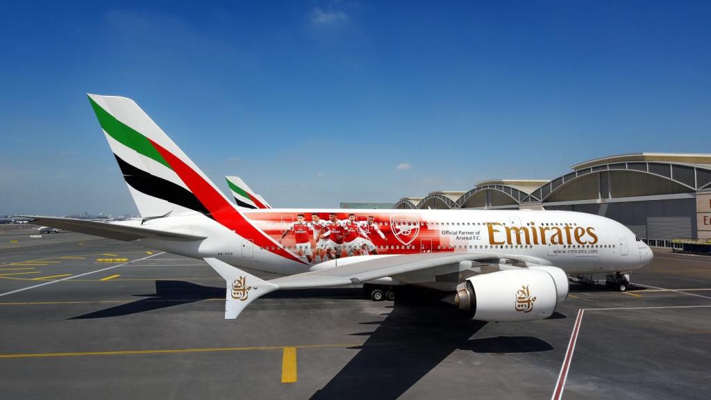 Emirates, uno de los principales patrocinadores del Arsenal