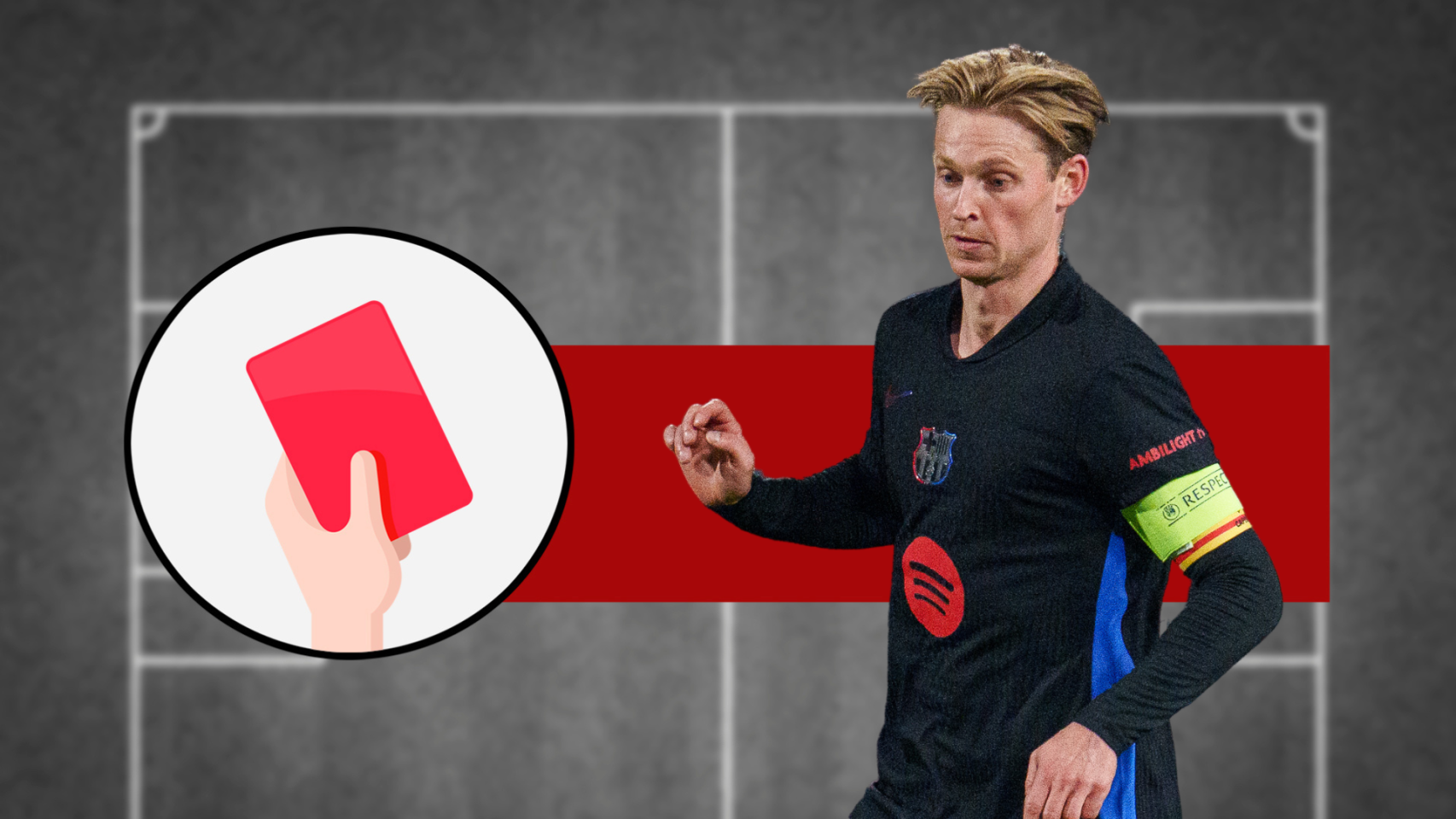 Tarjeta roja: Frenkie de Jong