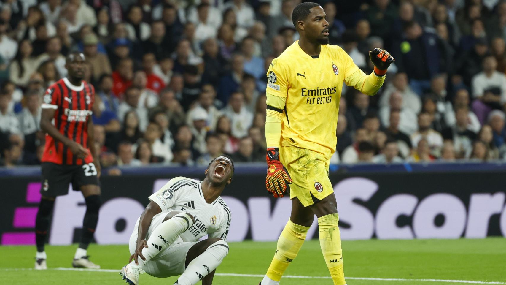 El teatro de Vinicius en el Real Madrid-Milan