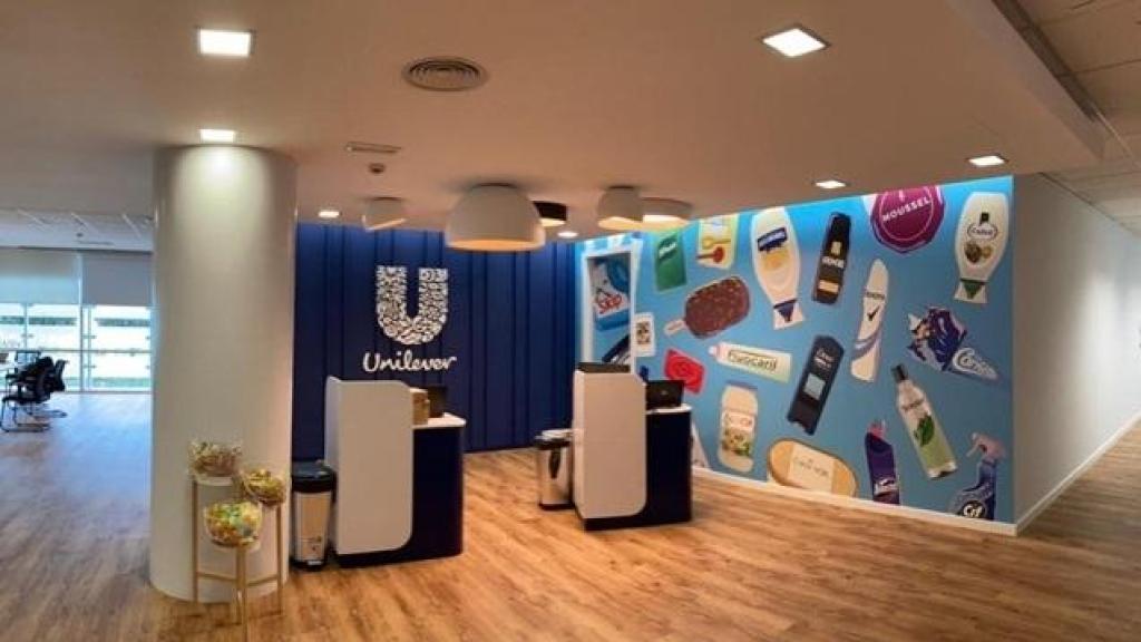 Interior de las oficinas de Unilever en Viladecans