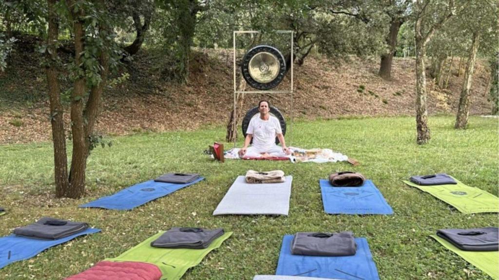 Juan Julià, en uno de sus retiros de yoga