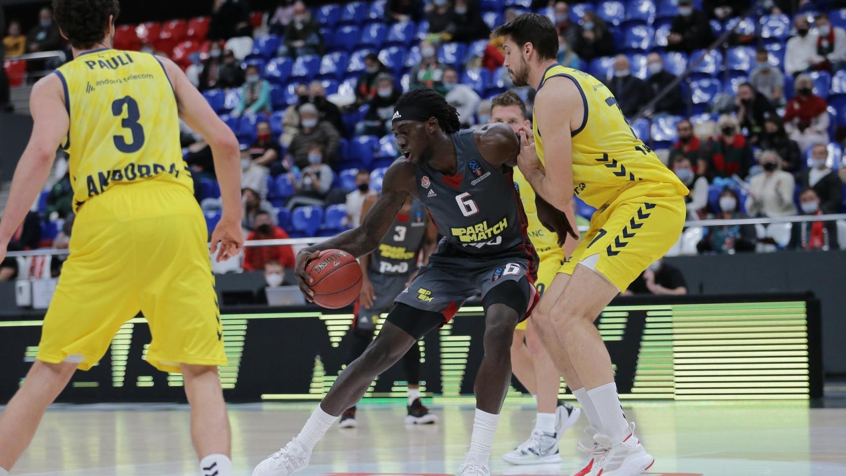 Johnathan Motley, en un partido de EuroCup con el Lokomotiv