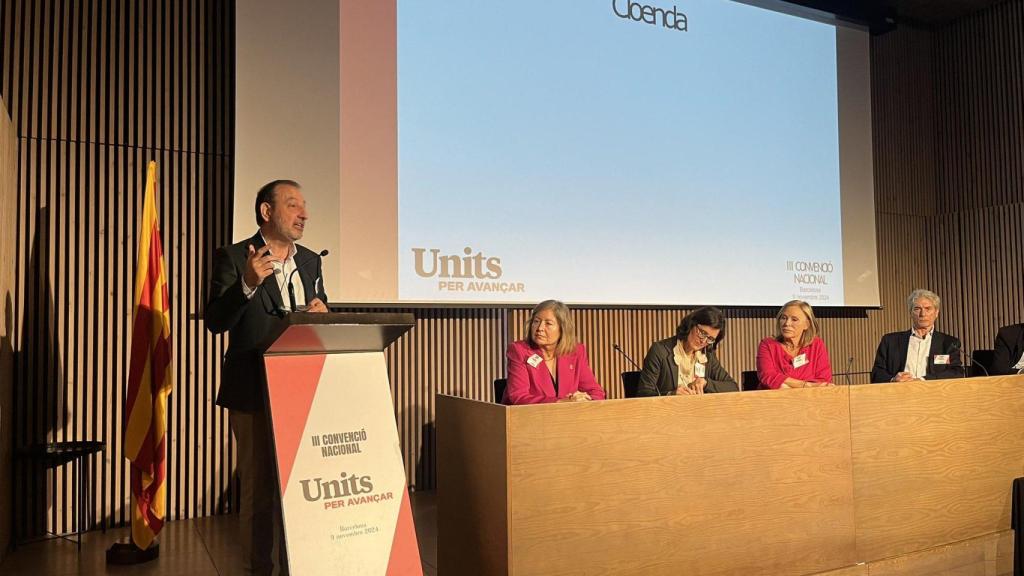 Ramon Espadaler, secretario general de Units, en la clausura del cónclave