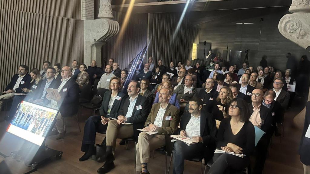 Ramon Espadaler, en el cónclave de Units en Barcelona hoy