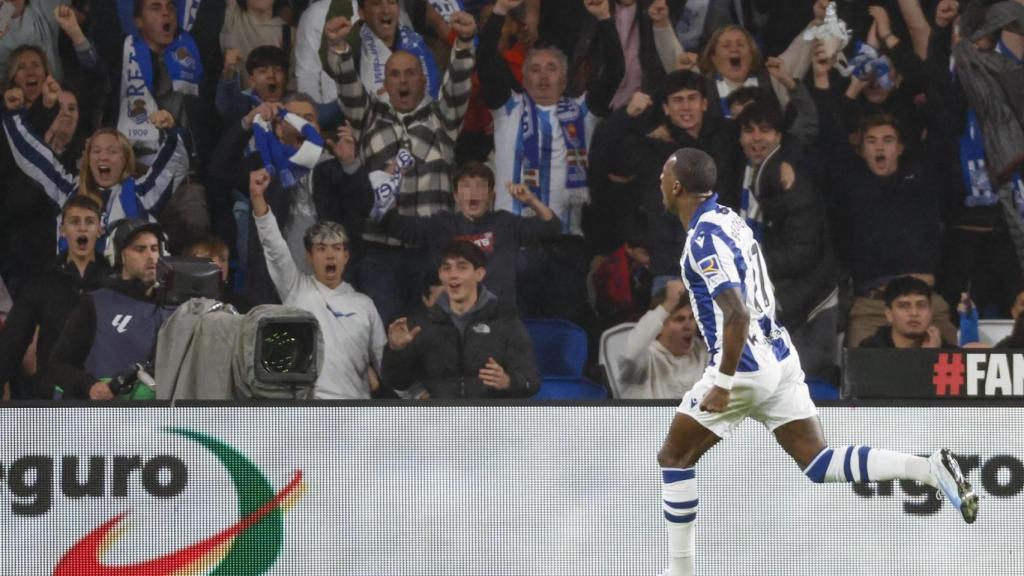 Becker, eufórico, tras marcar al Barça el gol de la Real