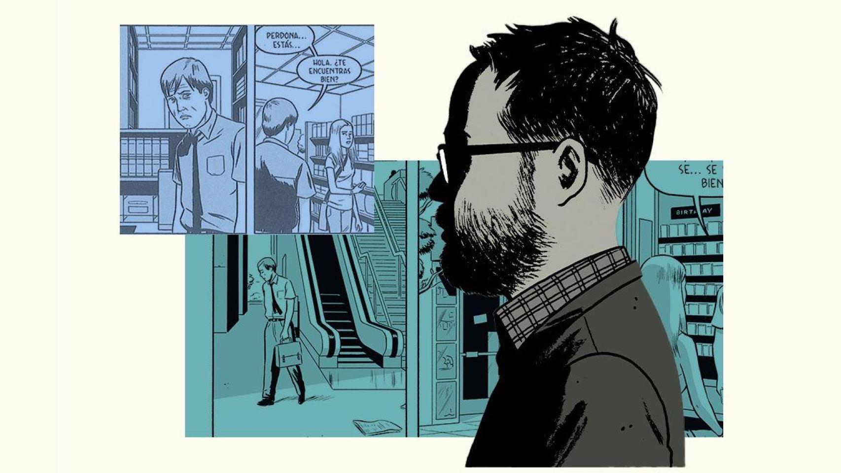 Imagen de una publicación de Adrian Tomine