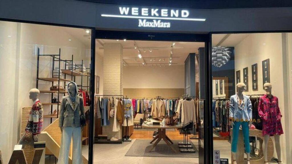 Imagen de archivo de una tienda Weekend Max Mara