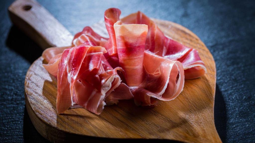 Plato de jamón serrano