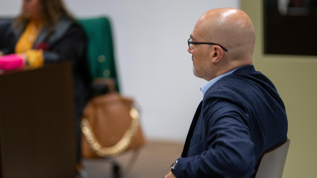Saül Gordillo, durante el juicio en la Ciutat de la Justicia