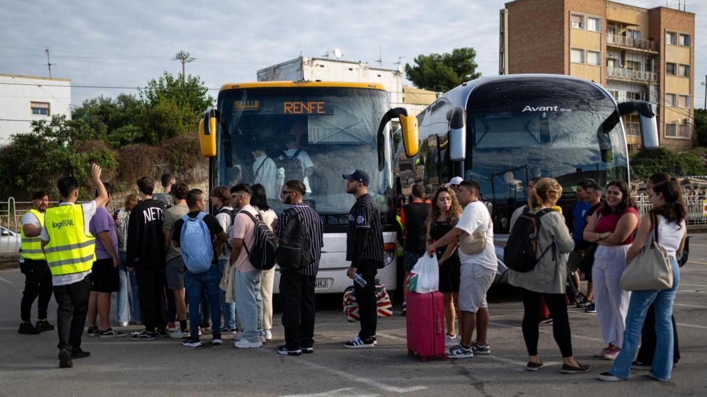 Imagen de archivo de un operativo alternativo de Rodalies