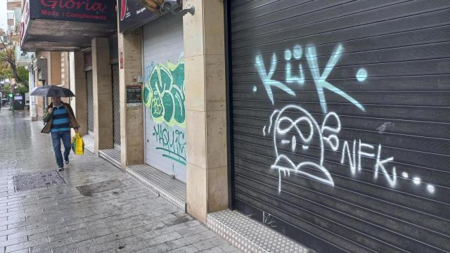 Comercios cerrados en Tarragona ante la amenaza de la DANA