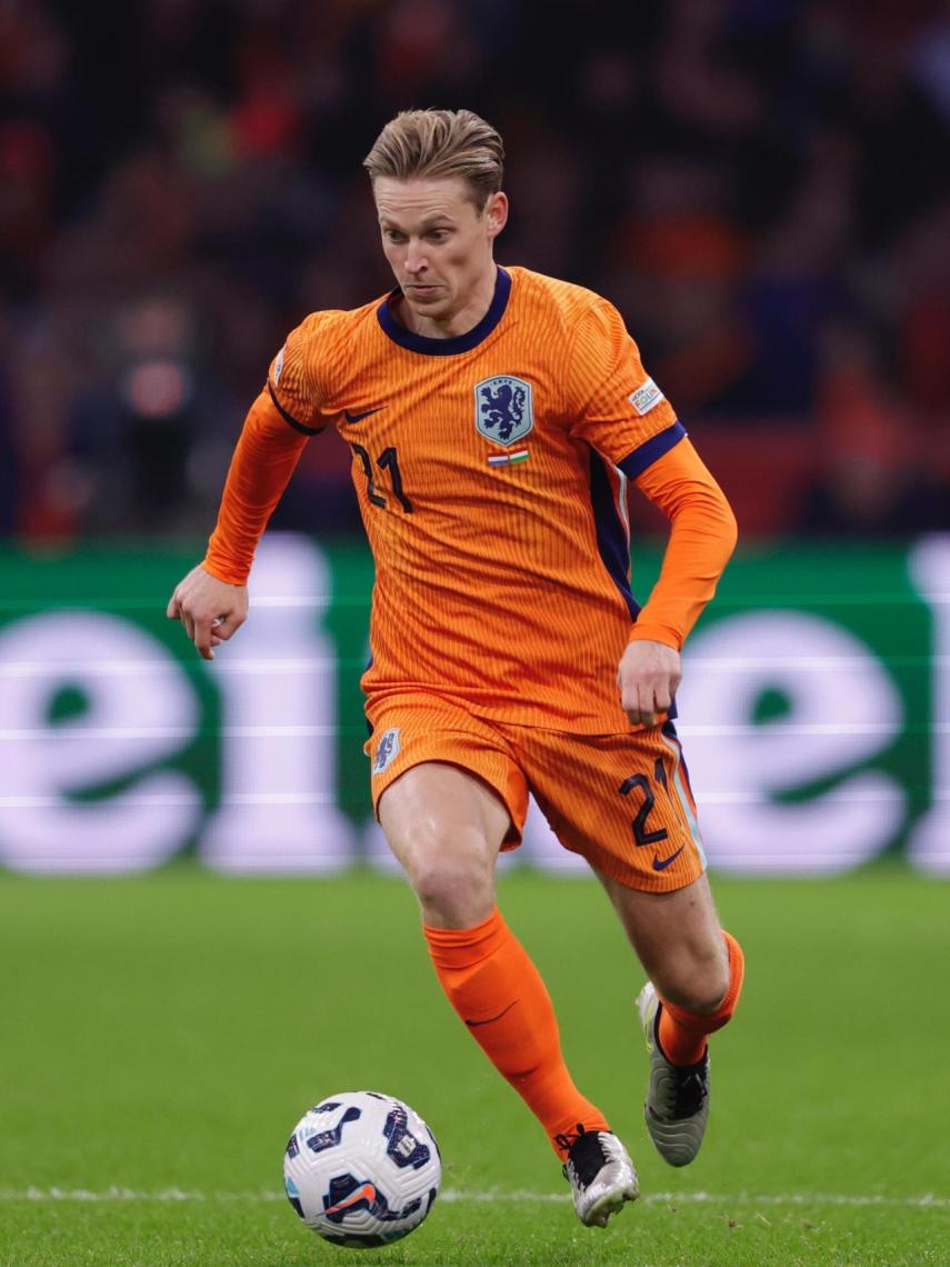 Frenkie de Jong, durante el partido de Países Bajos contra Hungría