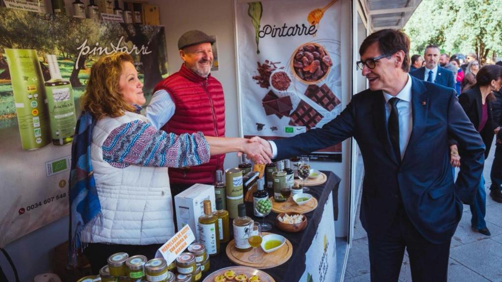 Salvador Illa en la fiesta del Primer Aceite de Jaén