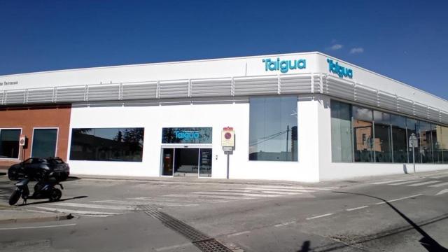 Exterior de las oficinas de Taigua en Terrassa