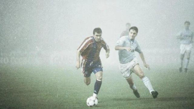 Hagi, contra el Celta