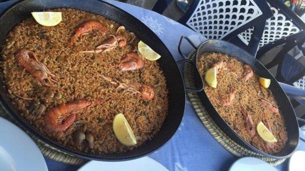 Una paella y una fideuá en la Cúpula del Garraf