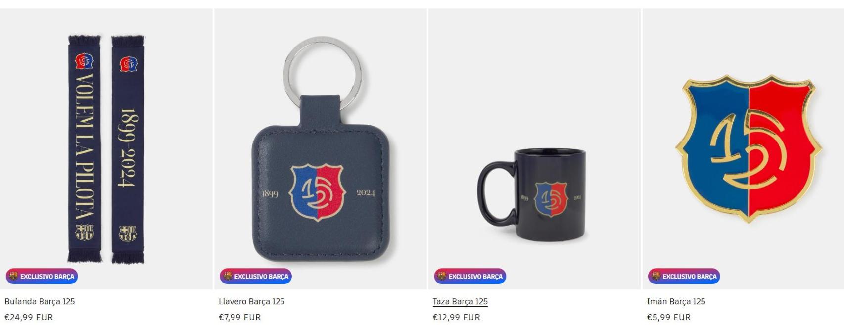 La colección exclusiva de accesorios del Barça con motivo del 125 aniversario del club