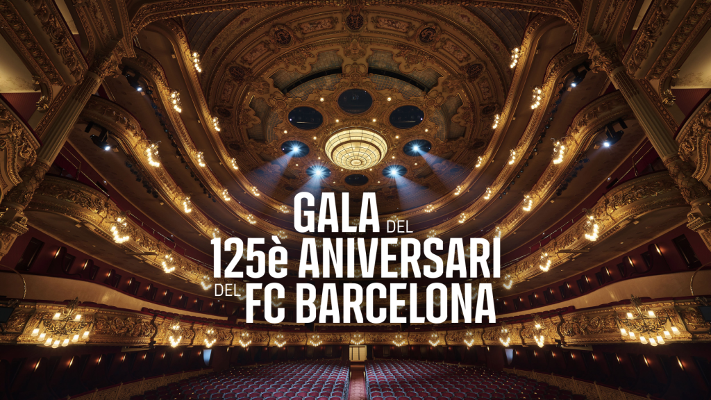 La imagen promocional del Barça sobre la gala del 125 aniversario