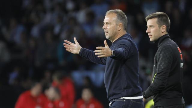 Hansi Flick no da crédito al partido de sus futbolistas contra el Celta