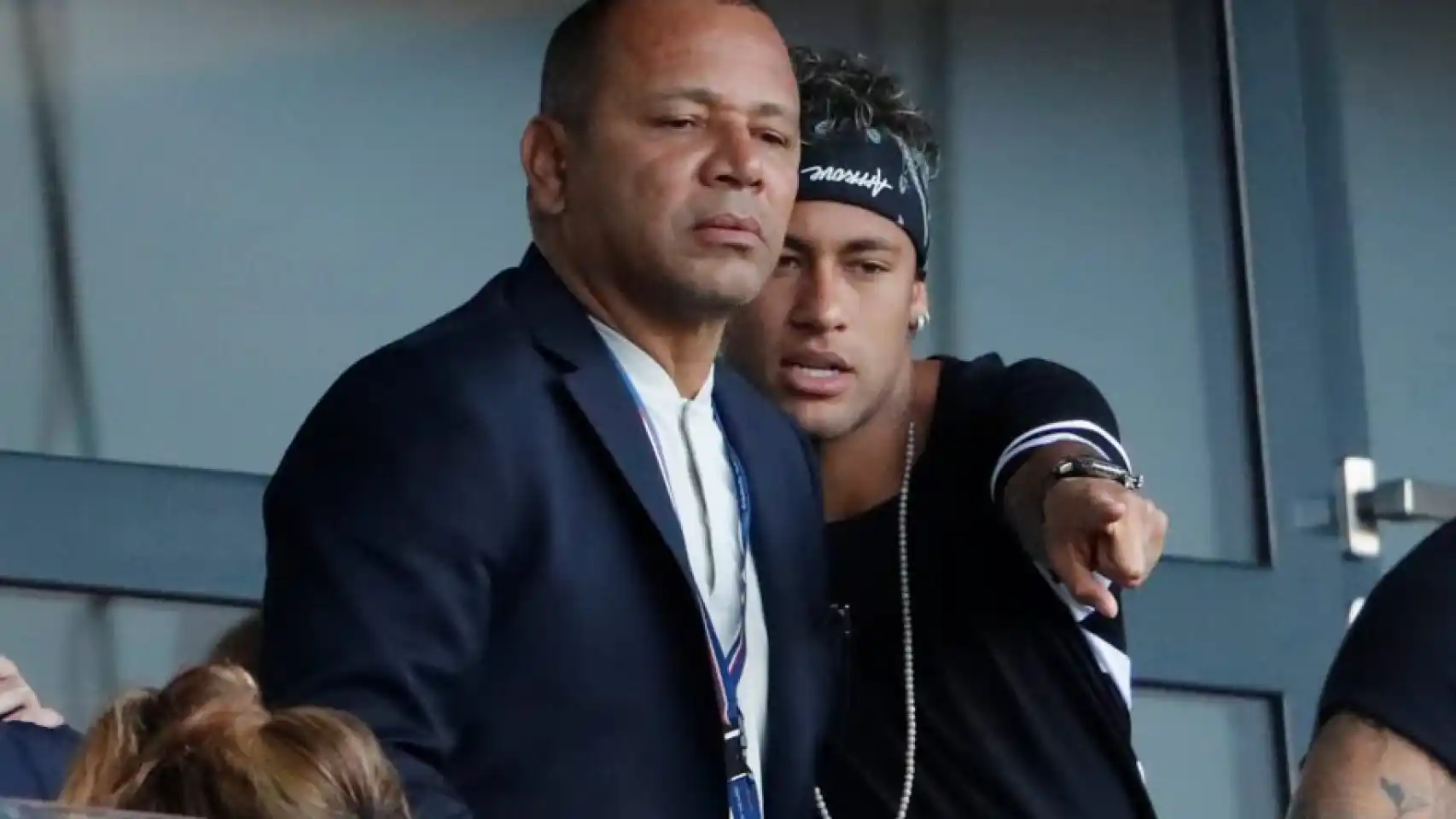 Neymar padre y su hijo